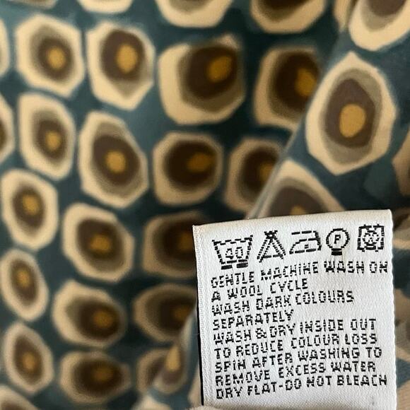 Boden Blue Wrap Style Dress Size 12R - Picture 8 of 8